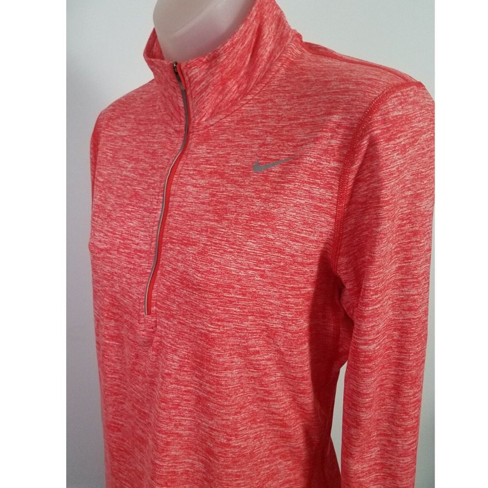 NIKE Women's Running Dri-Fit Long Sleeve 1/4 Zip Pullover Top